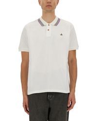 Vivienne Westwood - Classic Cotton Pique Polo Shirt - Lyst