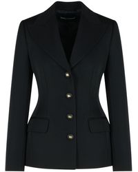 Dolce & Gabbana - Blazer Met Puntige Revers - Lyst