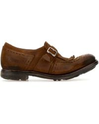 Church's - Caramel Suede Shanghai W Monk Strap Shoes - Lyst