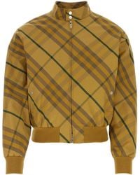 Burberry - Check Print Jacket - Lyst