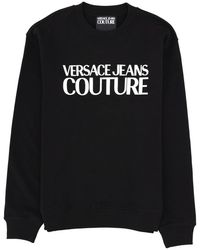 Versace Jeans Couture - Felpa Con Logo - Lyst