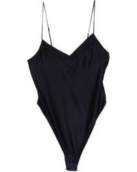 forte_forte - Silk Satin Bodysuit - Lyst