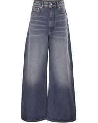 Sportmax - Spdangri Oversized Jeans Met Lage Taille - Lyst
