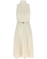 Elisabetta Franchi - Abito Trama À Jour - Lyst