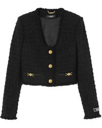 Versace - Tweed Jacket - Lyst