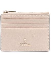 Furla - Tarjetero con logo - Lyst