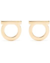 Ferragamo - Gancini Earrings - Lyst