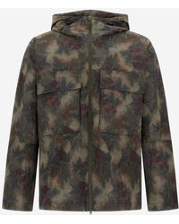 Herno - Tropical Pattern Ripstop Parka - Lyst