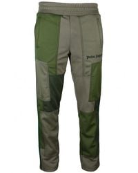Palm Angels - Patchwork Cotton Sweatpants - Lyst