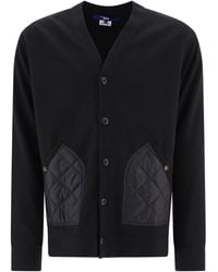Junya Watanabe - Cardigan With Quilted Inserts - Lyst