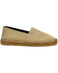 Saint Laurent - Gevlochten Koord Canvas Espadrilles - Lyst