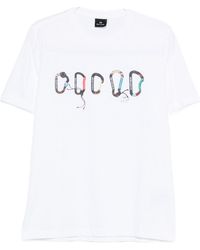 Paul Smith - T-Shirt Met Karabijnprint - Lyst
