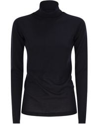 Fabiana Filippi - Cashmere And Silk Roll Neck Jumper With An Essential Silhouette - Lyst