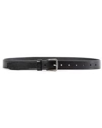 Ann Demeulemeester - Willow 2,5 Cm Belt Oily Calf Skin - Lyst