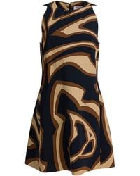 PUCCI - Vestido acampanado con estampado abstracto - Lyst