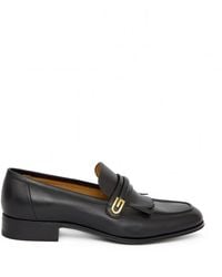 Gucci - Aldo Leather Loafers - Lyst