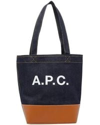 A.P.C. - Tote Axel Small - Lyst
