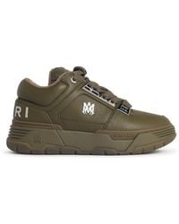 Amiri - 'Metallic Ma-1' Thyme Leather Sneakers - Lyst