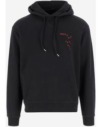 DSquared² - Katoenen Sweatshirt Met Logo - Lyst
