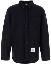 Thom Browne - Oversized Herringbone Shirt - Lyst