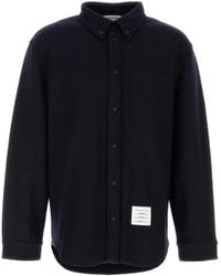 Thom Browne - Oversized Herringbone Shirt - Lyst