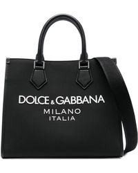 Dolce & Gabbana - Borsa shopping uomo poliammide - Lyst