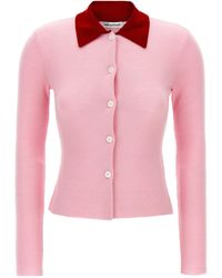 Self-Portrait - Merino Wool Maglioni Rosa-Donna - Lyst