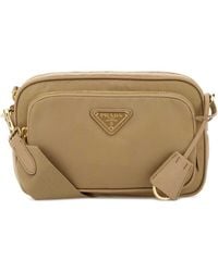 Prada - Beige Re-nylon Crossbody Bag - Lyst
