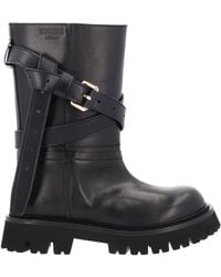 Moschino - Leather Boots - Lyst