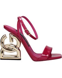 Dolce & Gabbana - Sandalen Frauen malen Fuxia/Cyclamen - Lyst