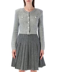 Self-Portrait - Pulls Autoportrait Gris - Lyst