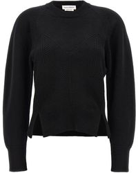 McQueen - 'Chevron Corset' Sweater - Lyst