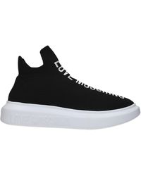 Love Moschino - Sneakers Donna Tessuto Nero - Lyst
