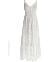 Guess - Jurk Wit - Lyst