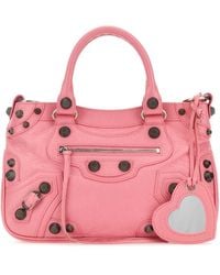 Balenciaga - Nappa Leather Neo Cagole Tote M Handbag - Lyst