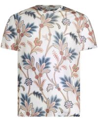 Etro - T-Shirt With Print - Lyst