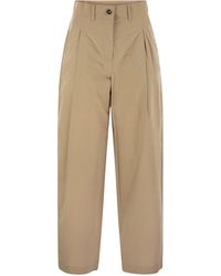 Weekend by Maxmara - Artur1234 Carrot Poplin Pantaloni - Lyst