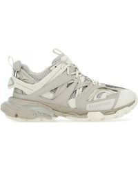 Balenciaga - Dove Synthetic Leather And Fabric Sneakers - Lyst