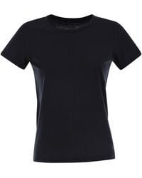 Majestic - Crew-Neck Short-Sleeved Cotton T-Shirt - Lyst