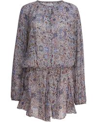 Isabel Marant - Floral Flared Dress - Lyst