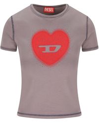 DIESEL - T-Uncuties-Llong-S5 T-Shirt Met Korte Mouwen - Lyst