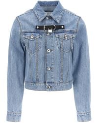 JW Anderson - J.W.VERSON 'Padlock -Gurt -Gurt -Trucker' Jacke - Lyst