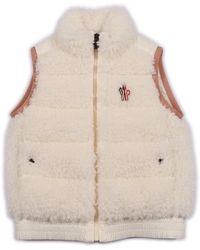 Moncler - Wit Vest - Lyst