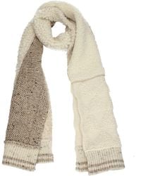 Bottega Veneta - Sciarpe Donna Lana/Naturale - Lyst