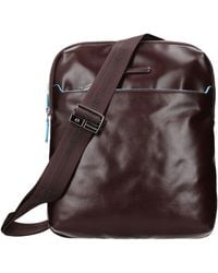 Piquadro - Crossbody Bags Leather/Mahogany - Lyst