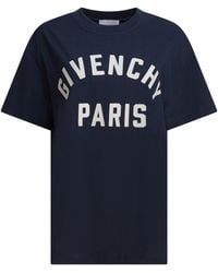 Givenchy - T-shirt Met Parijs-logo - Lyst