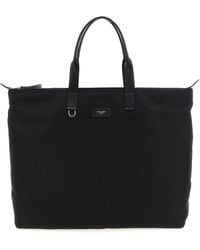 Dolce & Gabbana - Big Logo Patch Shopping Bag Tote Nero-Uomo - Lyst