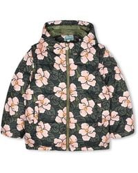 KENZO - Down Jacket With Removable Sleeves - Lyst