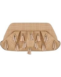 THEMOIRÈ - Manoire embrague Emera Paper Fringes Macadamia - Lyst