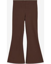 By Malene Birger - Van Malene Birger Bruine Stretch Nylon Broek - Lyst